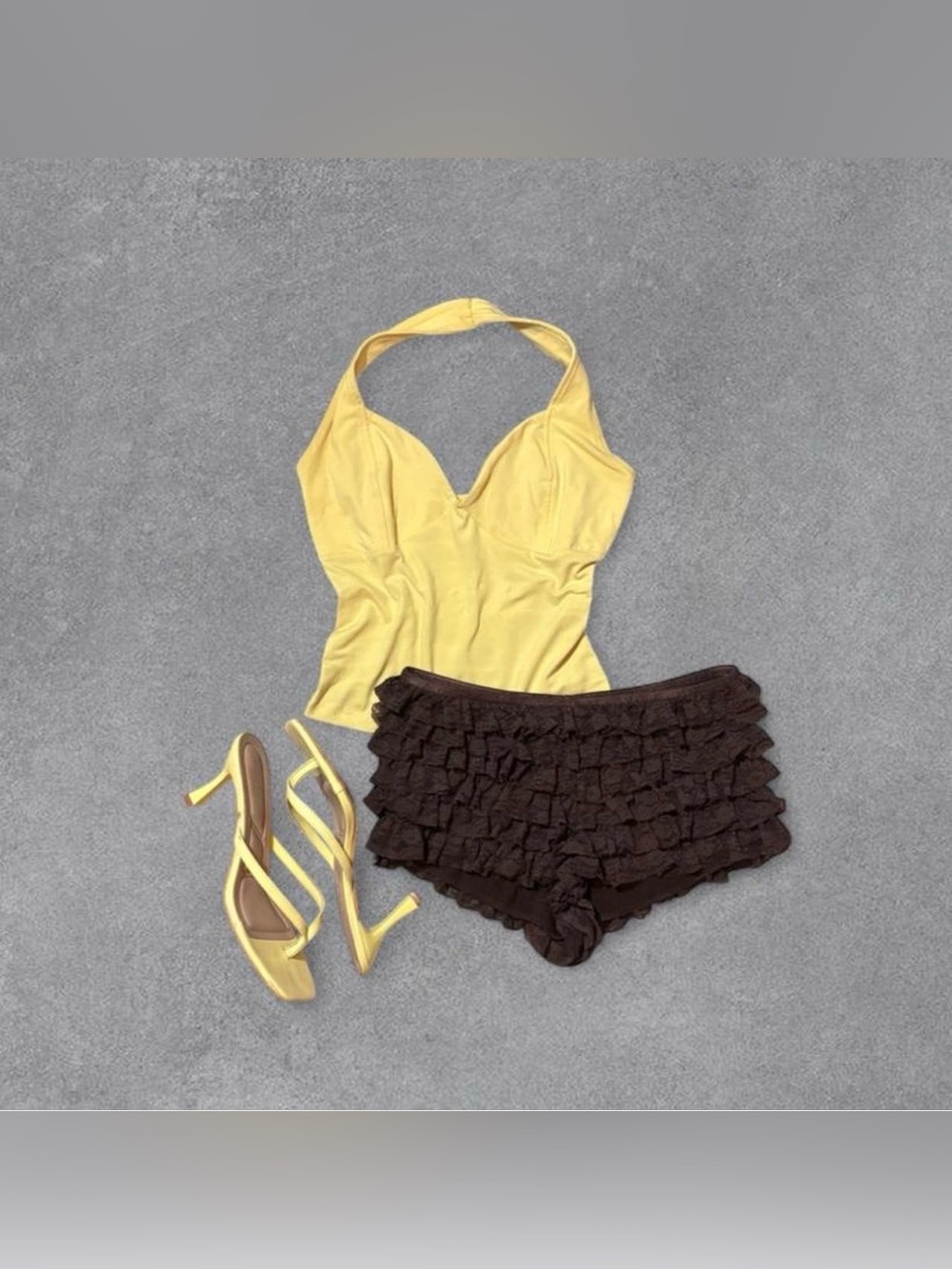 Windsor Ruffled Lace Shorts